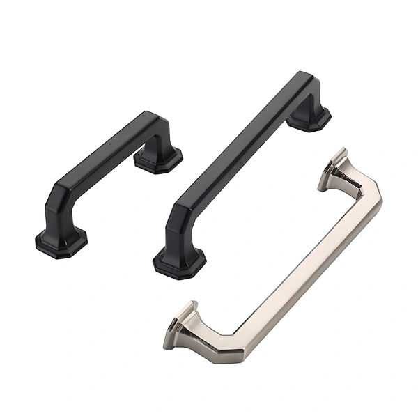 wooden zinc alloy cabinet handle