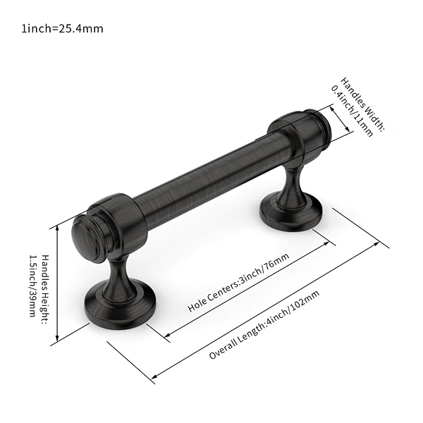wood cabinet pull handle