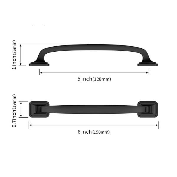 zinc alloy kitchen cabinet pull handle