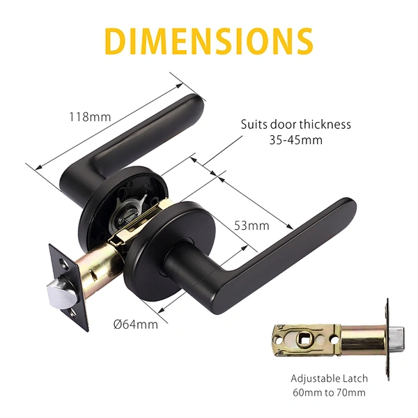 privacy lever lock