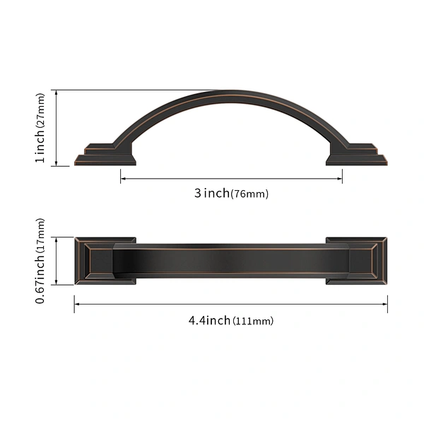 drawer zinc pull handle