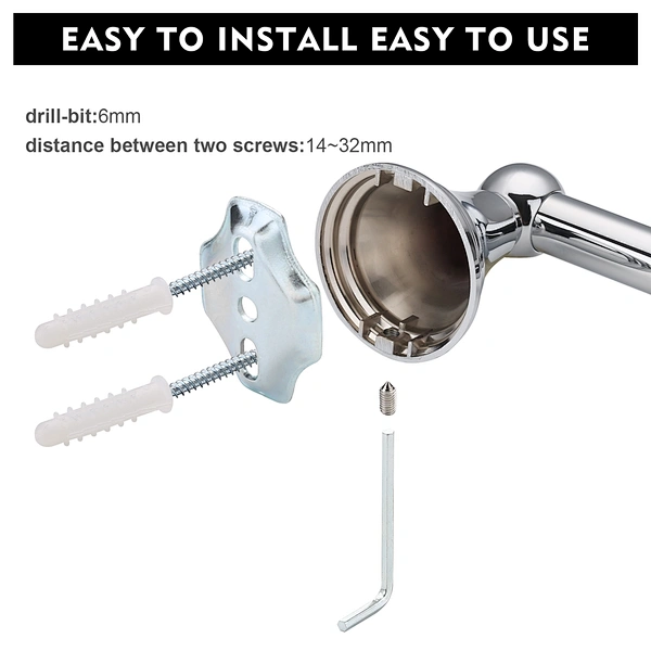 wall mount bathroom towel rack