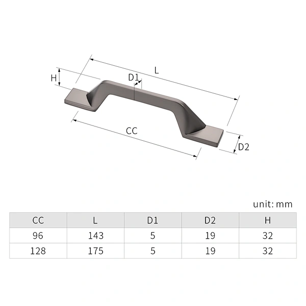 satin nickel pull handle
