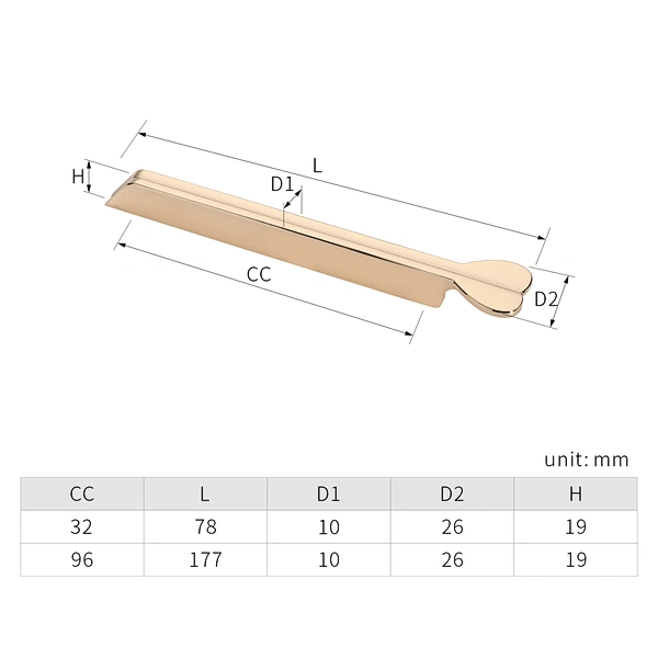 zinc alloy cabinet handle