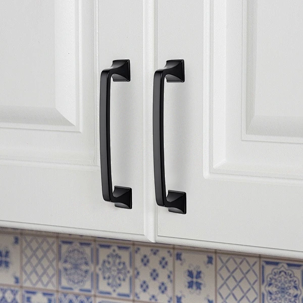 wooden zinc alloy cabinet handle