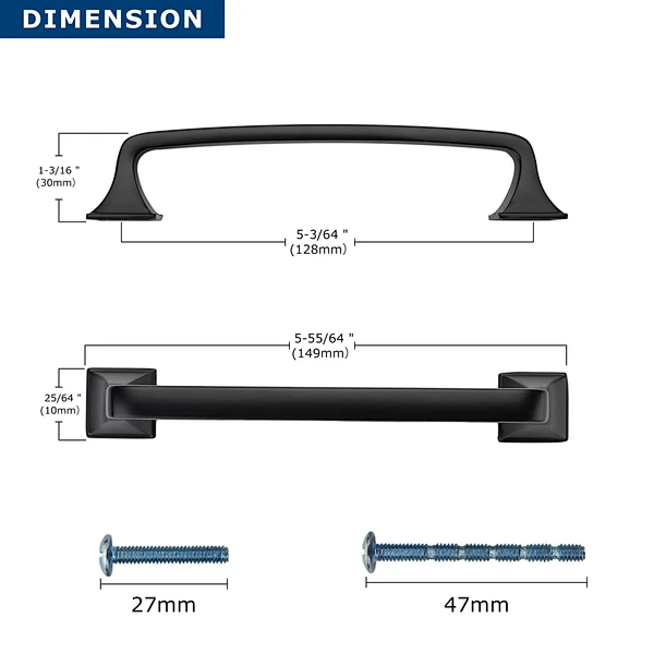 wooden zinc alloy cabinet handle