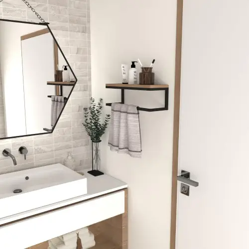 wall mounted towel bars for bathroom