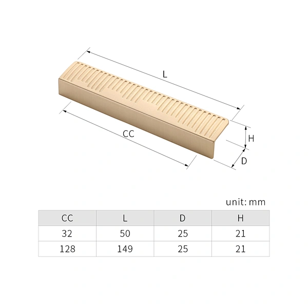 zinc kitchen cabinet handle