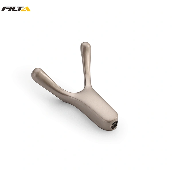 brushed brass hook