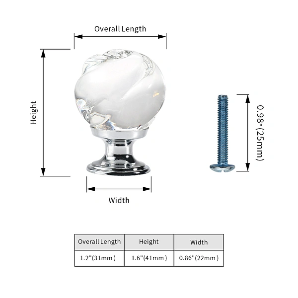 crystal clear faceted glass