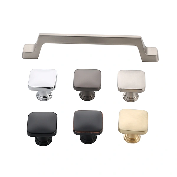metal knobs and handles