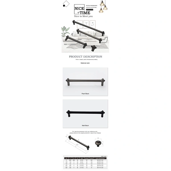 zinc alloy cabinet handles