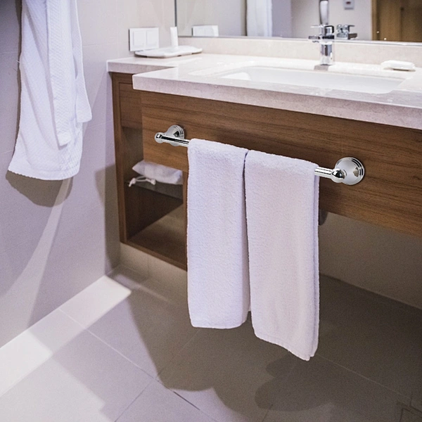 wall mount bathroom towel rack