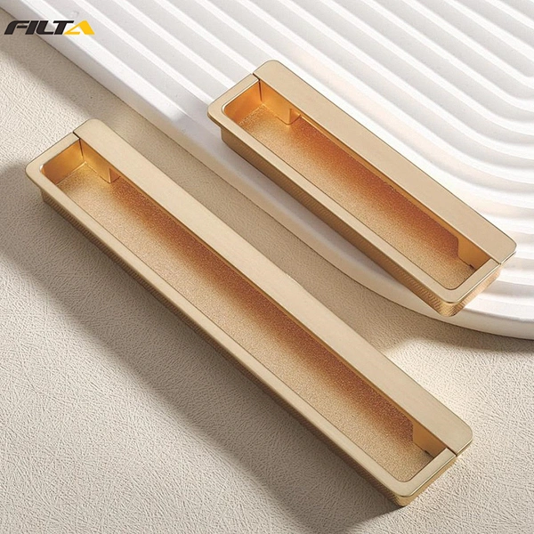 recessed drawer handle