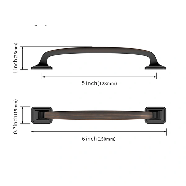 zinc alloy kitchen cabinet pull handle