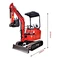 Hot Cheap Wholesale smallest mini excavator Excavator For Sale Hydraulic Crawler Digger Mini Excavator 1.5 Ton