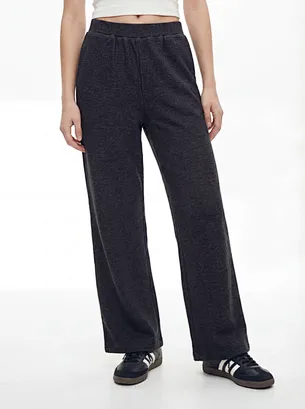 Pantalon de survêtement à jambe droite Hacci Interlock pour femmes