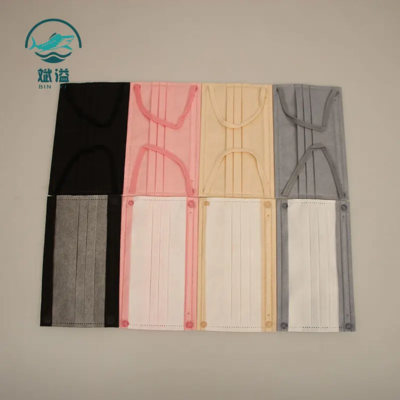 Multi-color spunlace disposable mask (non-medical)