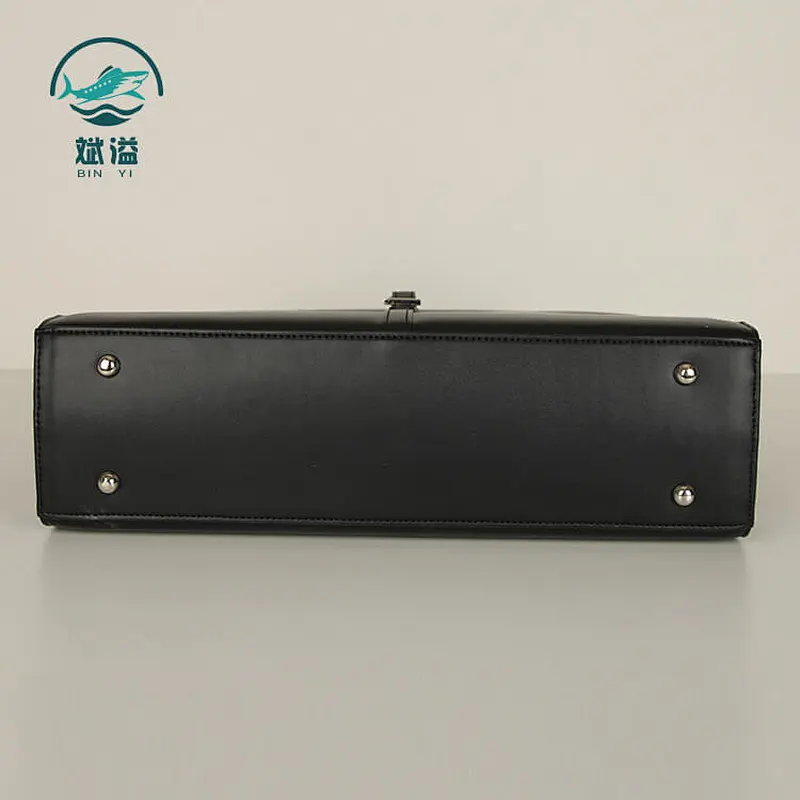Multi-functional fashion waterproof PU leather business briefcase handbag