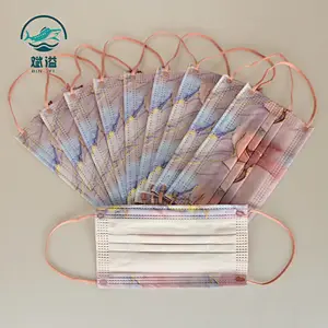 Print spunlace disposable protective mask (non-medical)