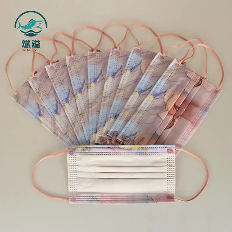 Print spunlace disposable protective mask (non-medical)