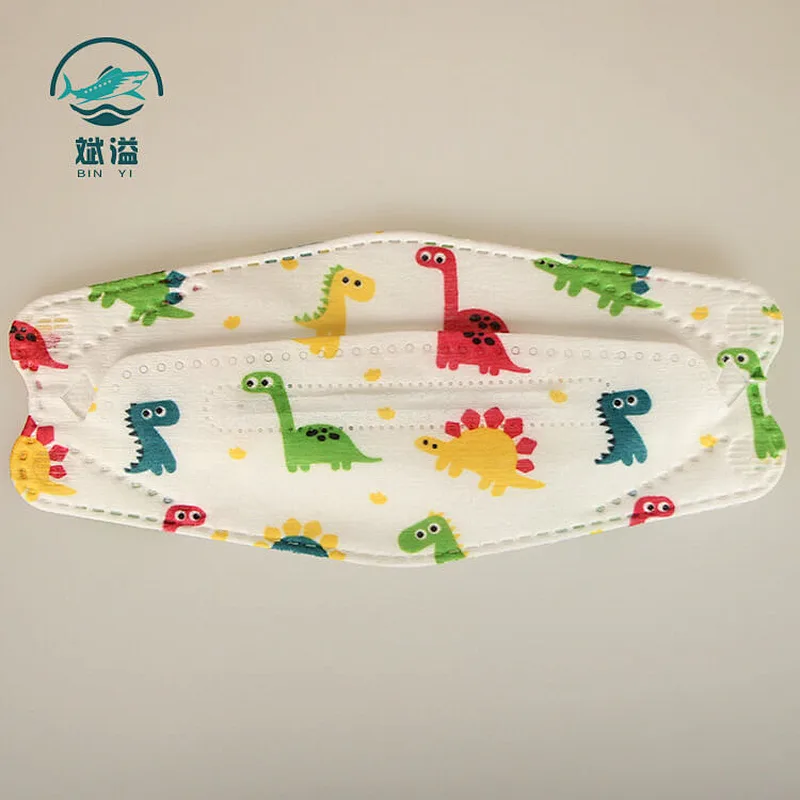Printed protective mask for kids
