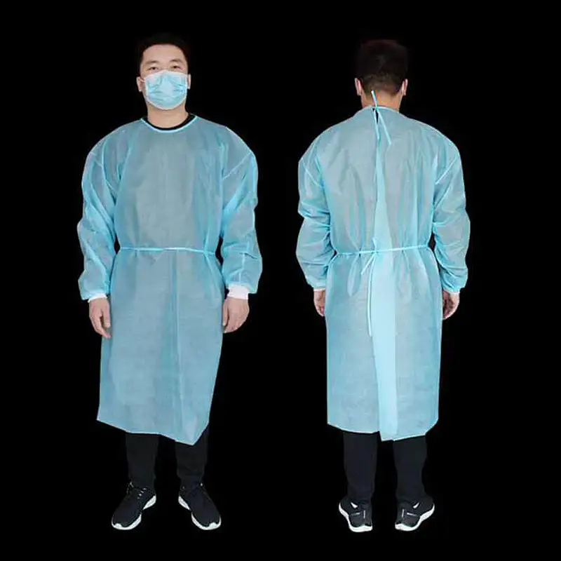 Non-woven Disposable Protective Isolation Gown