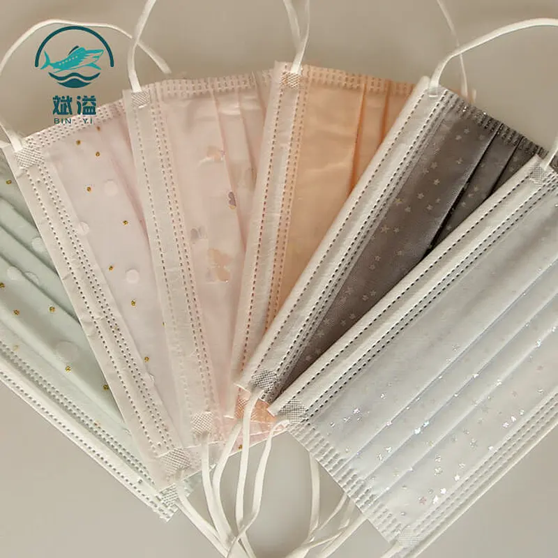 Lace gauze 4ply disposable mask