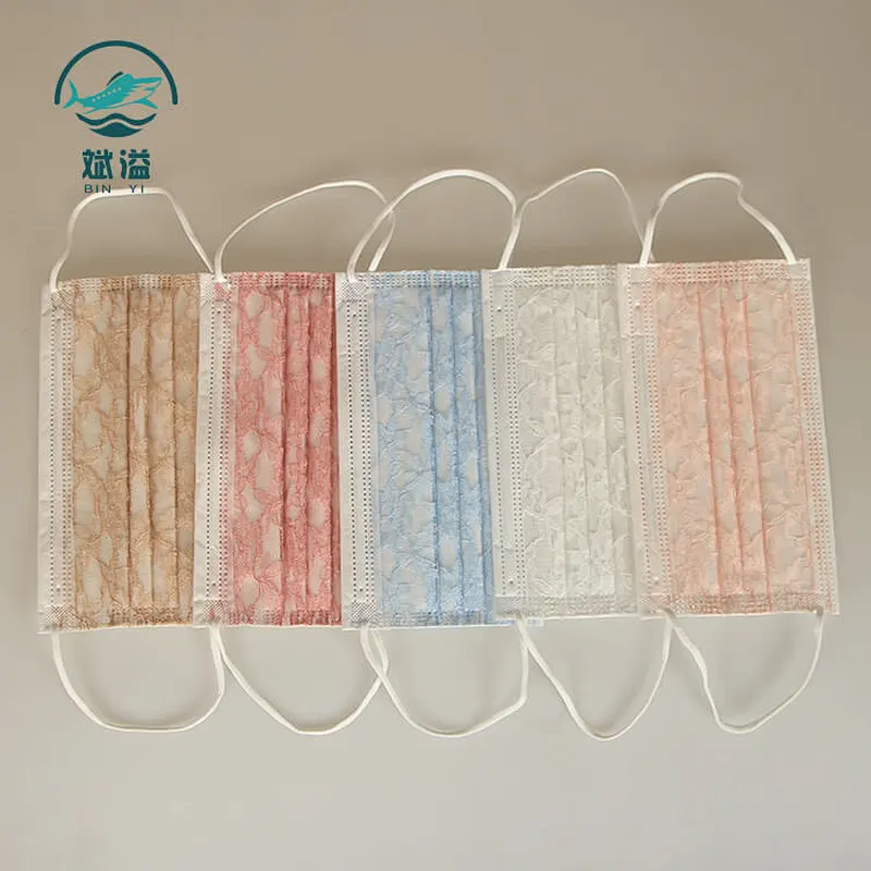 Lace 4ply disposable mask