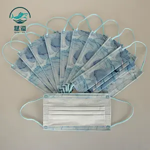 Print spunlace disposable protective mask (non-medical)