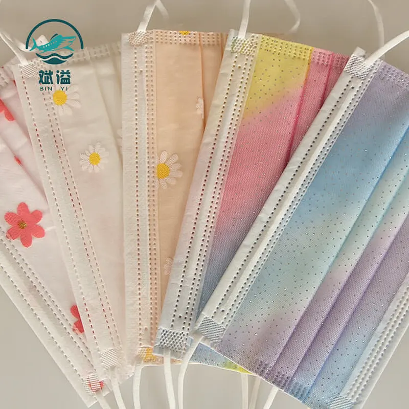 Lace gauze 4ply disposable mask