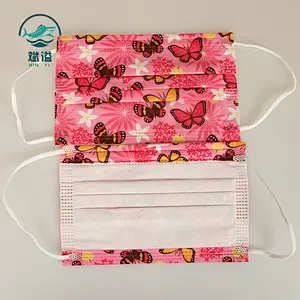 Print disposable protective mask for kids