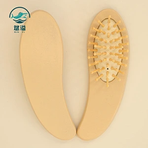 Eco-friendly wooden bamboo paddle hairbrush