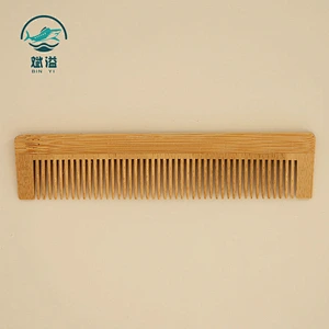 Natural bamboo hair comb