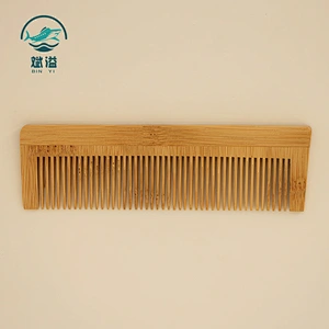 Natural bamboo hair comb
