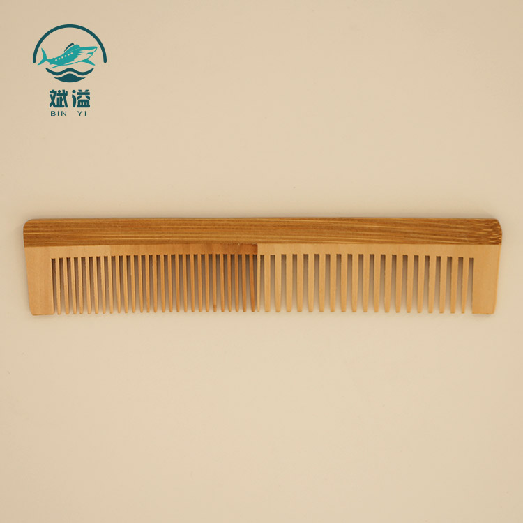 Natural bamboo hair comb
