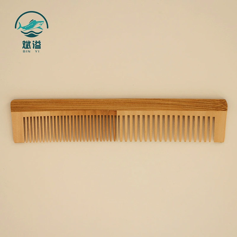 Natural bamboo hair comb