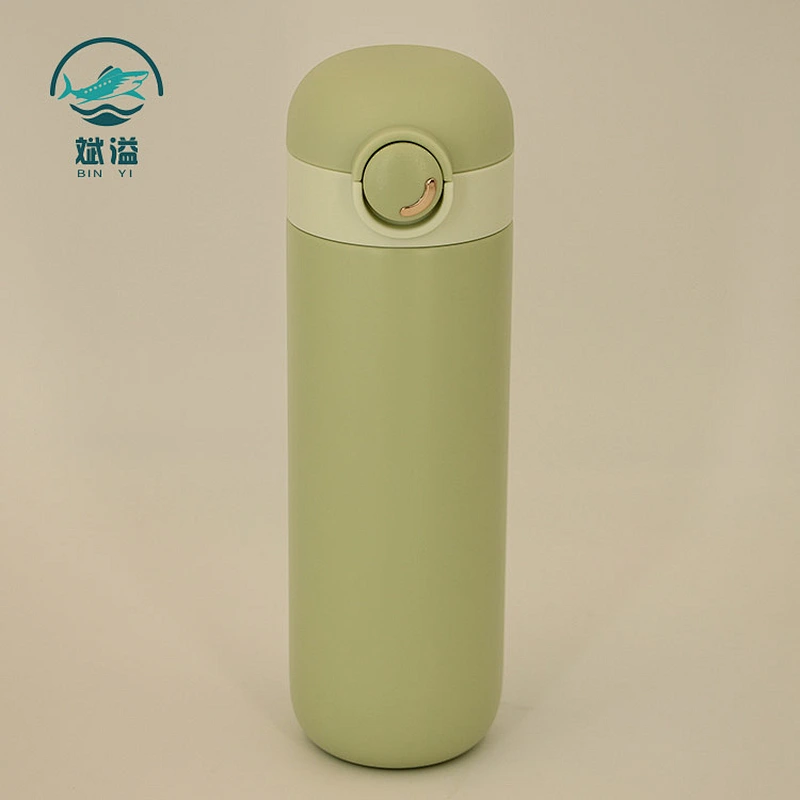 Vacuum Thermos Bottle with bounce cover