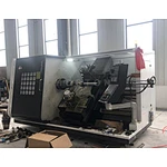 The two CNC spinning machines ordered by the old customer have arrived in its factory