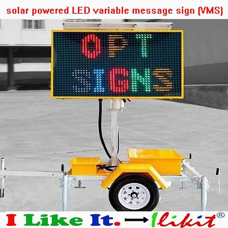 solar LED VMS board traffic control system|Ilikit LED