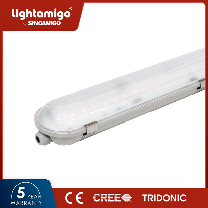 SW-FF IP65 Waterproof Luminaire, 2FT/4FT/5FT Sinoamigo LED Tunnel Light Fixture Waterproof Fixture Dustproof Light Outdoor Proof Fitting Triproof Lighting Fixture Damp Proof Fixture
