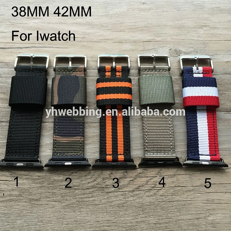 YH17 Canvas sport Apple Watch Belt Nylon Watch Band For Watch Belt