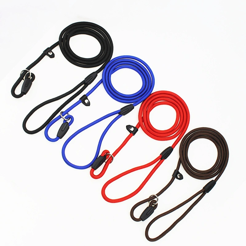 Factory Made Nylon dog leash,High Quality Wholesale Custom Cheap  drag pet leash ,Fashion P chain leash