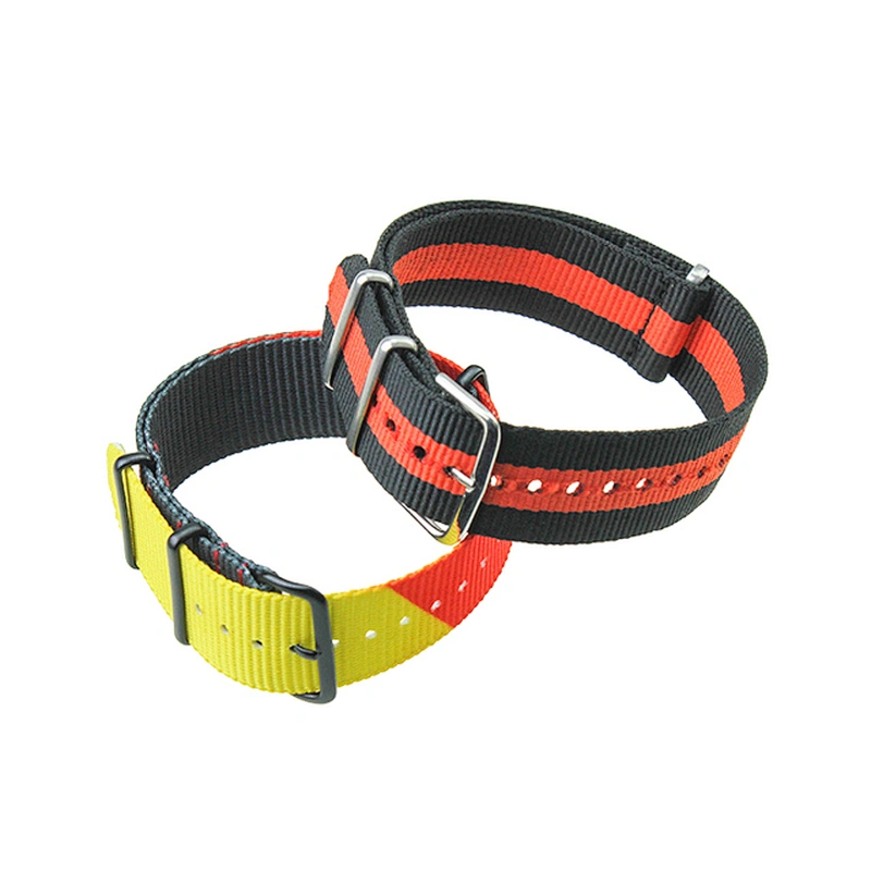 Wholesale Promotion Gift Nylon Customized Colorful Watch Band Strap