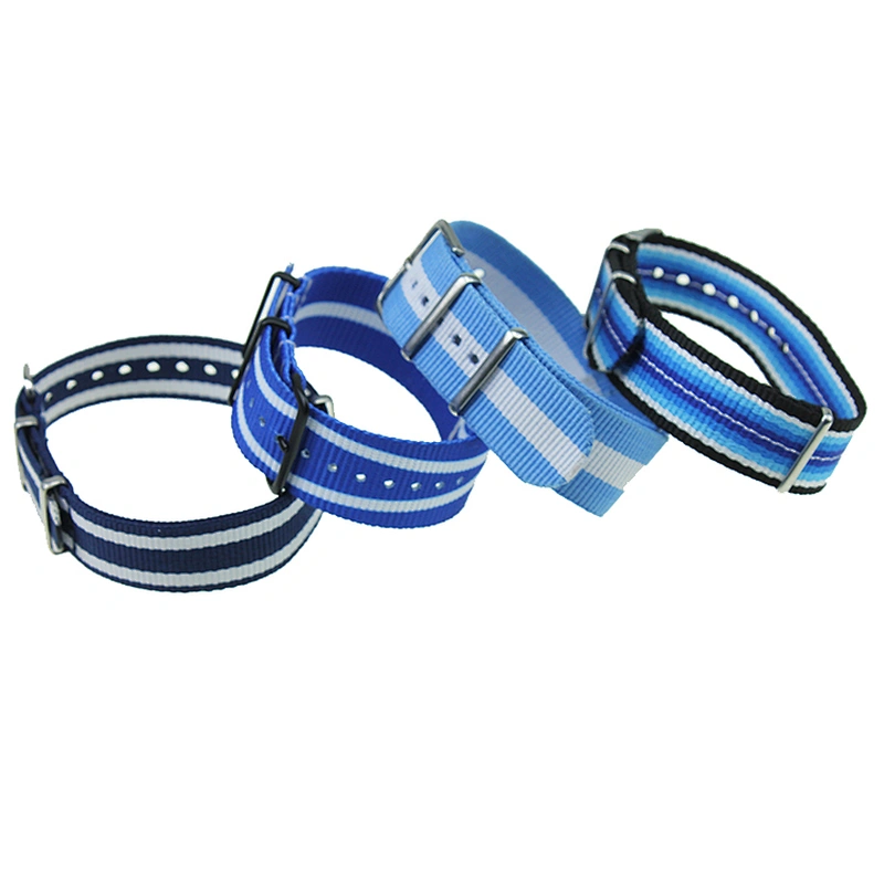 Wholesale Promotion High Quality Custom Pattern Nylon Watch Strap