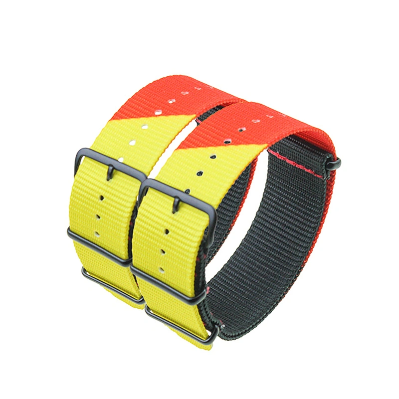 Wholesale Promotion Gift Nylon Customized Colorful Watch Band Strap