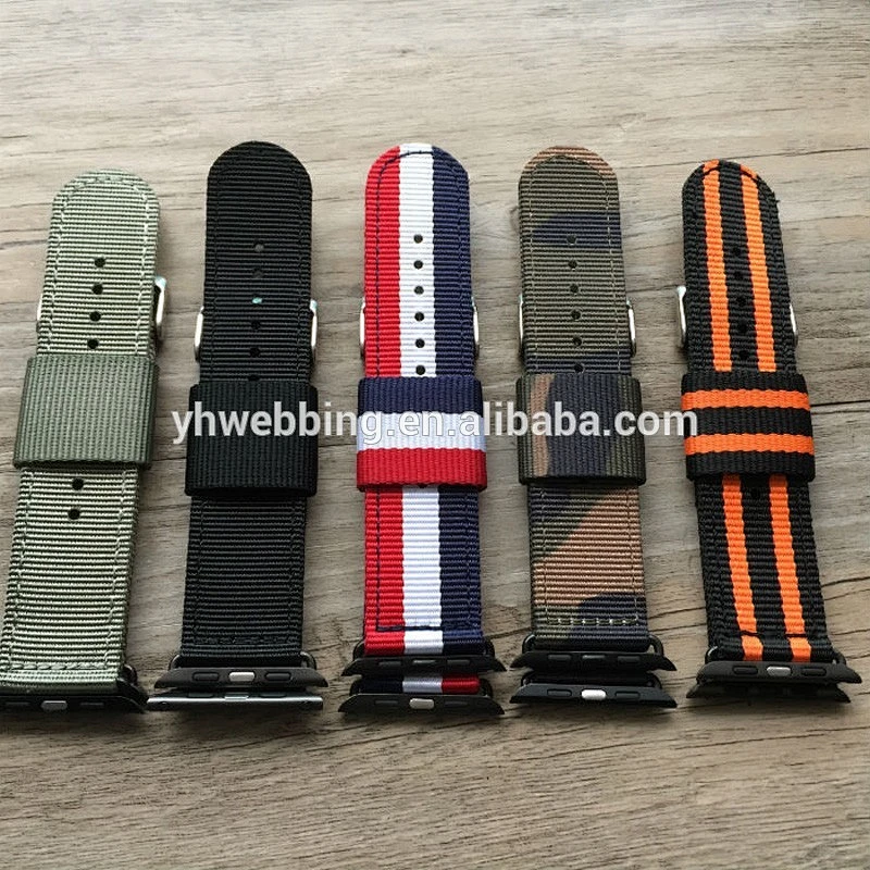 YH17 Canvas sport Apple Watch Belt Nylon Watch Band For Watch Belt