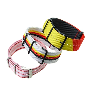 Wholesale Promotion Gift Nylon Customized Colorful Watch Band Strap