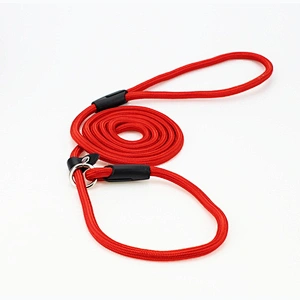 Multifunctional Waste Bags, Comfortable Extendable Red Color Night Light Up Dog Rope Leash