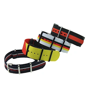 Wholesale Promotion High Quality Custom Pattern Nylon Watch Strap